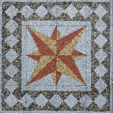GHIAIA LAVATA DECORATA 40x40